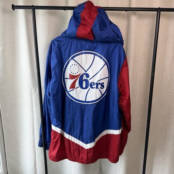 Mitchell & Ness 76ers Hardwood Classics Windbreaker Jacket XL - Picture 4 of 15